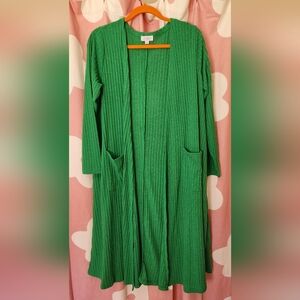 LuLaRoe Vibrant Green Sarah, Large